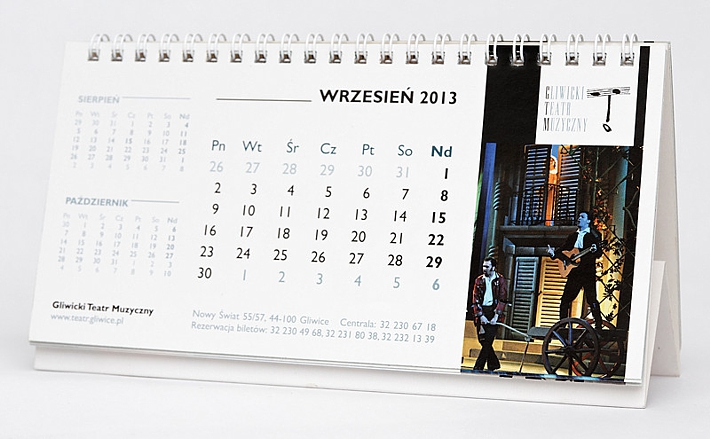 Gliwicki Teatr Muzyczny - kalendarz na rok 2013