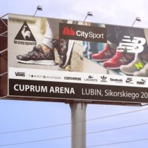 Billboard CitySport w Lubinie